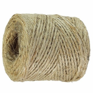 3 PLY 250M METRE NATURAL BROWN SHABBY RUSTIC TWINE STRING SHANK CRAFT JUTE